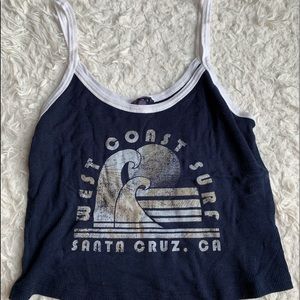 Santa Cruz cropped tank